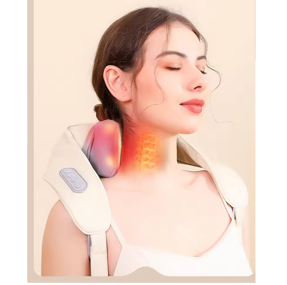 Masajeador Muscular cuello y espalda 6D Recargable Silax InnovaGoods