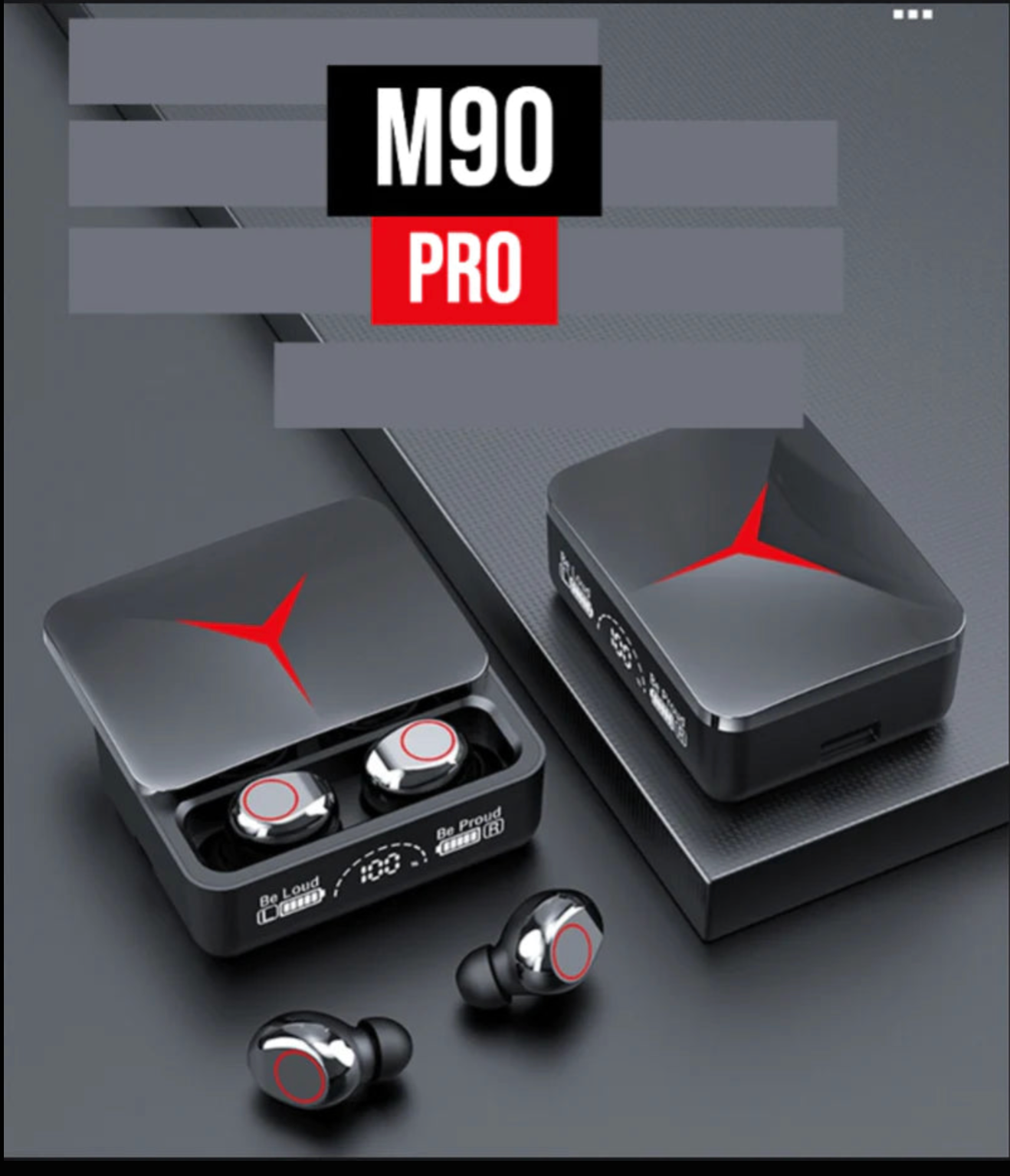 Audifonos Deportivos Gamer impermeables M90 PRO 🎧 con Banco de poder💥