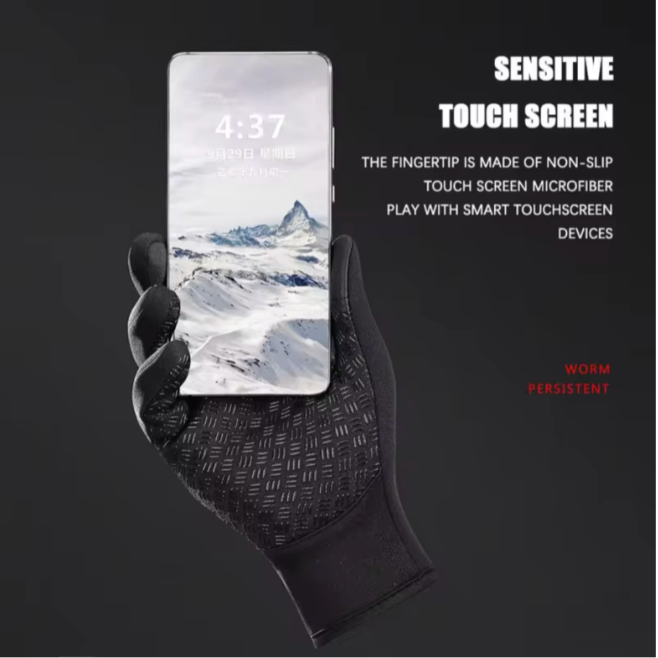 🧤 Guantes de Invierno Touch con Cierre: Tecnología y Comodidad para el Frío