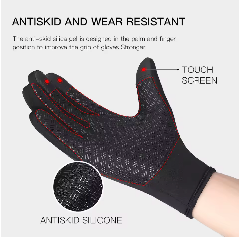 🧤 Guantes de Invierno Touch con Cierre: Tecnología y Comodidad para el Frío
