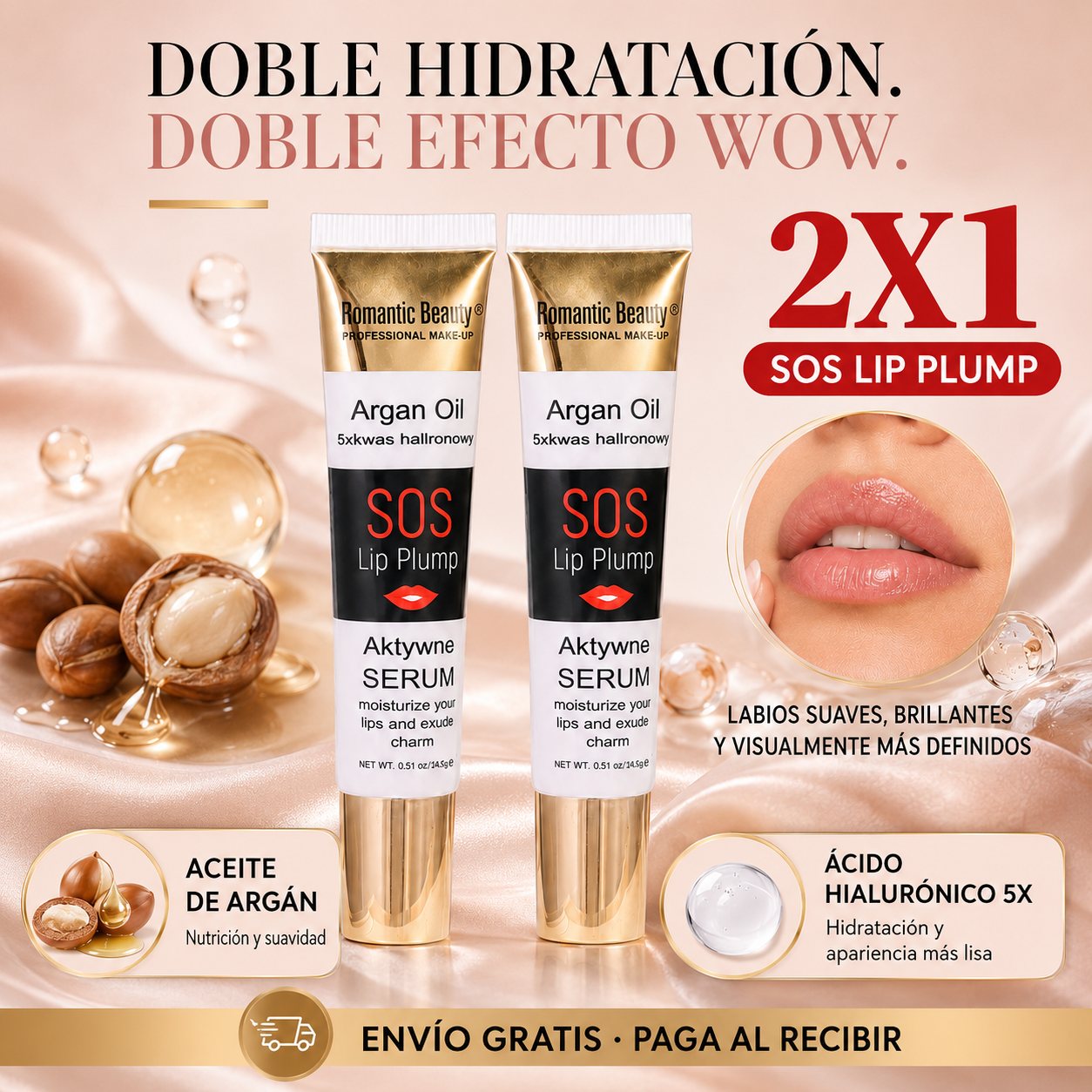 Pack Labial Engrosador Y Voluminizado 2x1