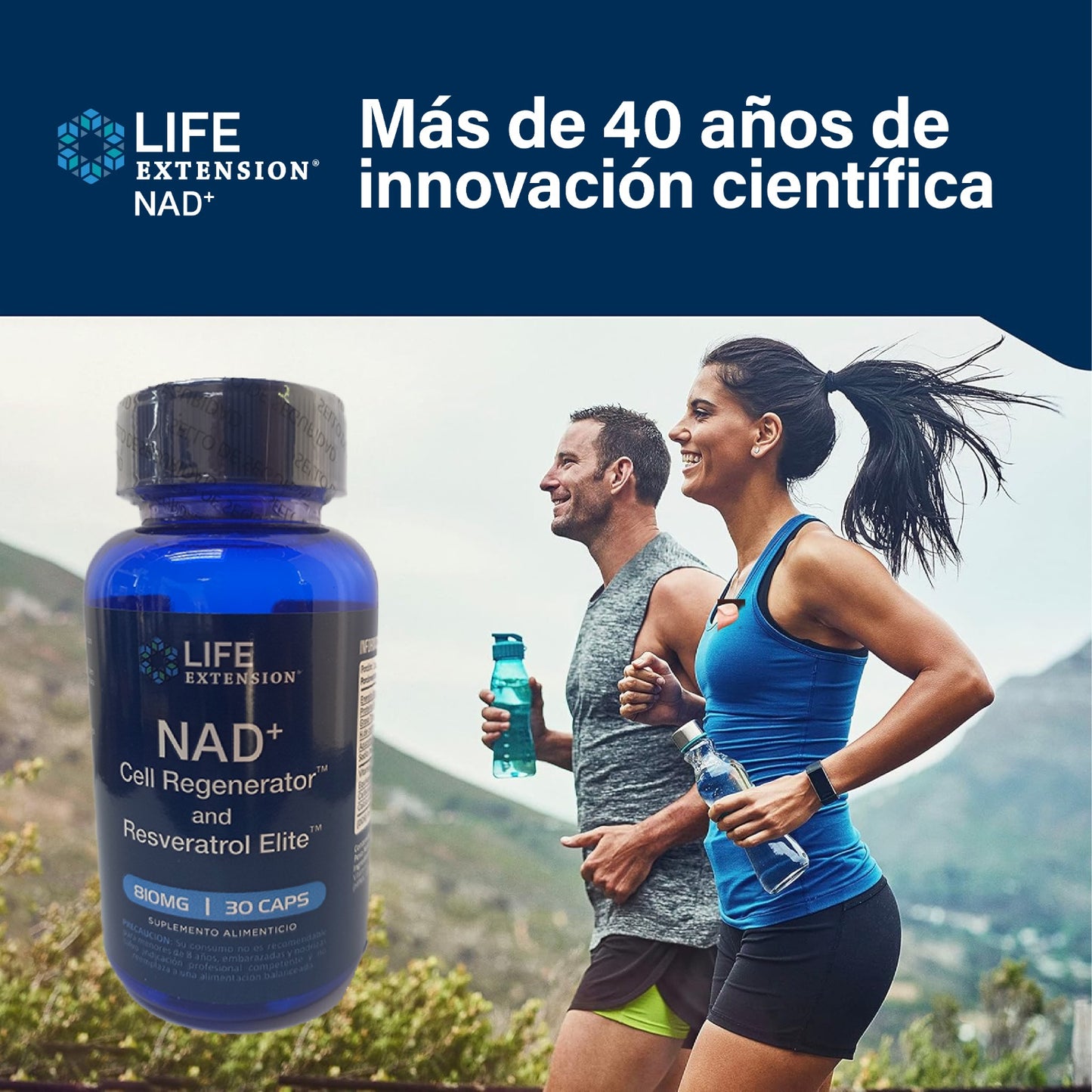 Life Extension Nad+ Resveratrol, Rejuvenece desde la celula 😁