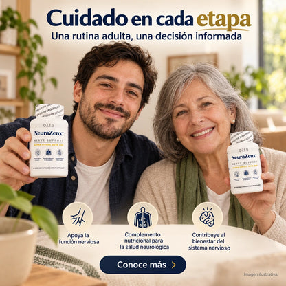 NERVE SUPPORT NEURAZEN - Ácido Alfa Lipoico 600 mg 90 Capsulas