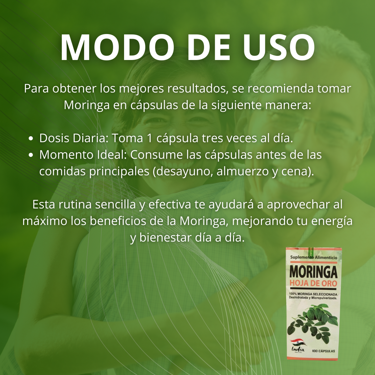 Moringa Ancestral 100 cápsulas 🥬 ⚕️