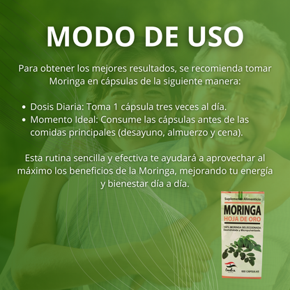 Moringa Ancestral 100 cápsulas 🥬 ⚕️