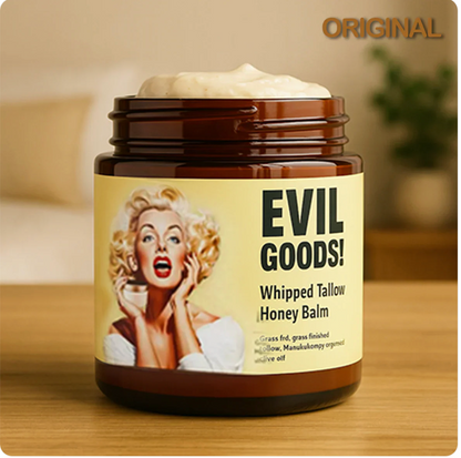 🌿 Evil Good — Bálsamo de Miel & Sebo de Res, Antienvejecimiento - Hidratación profunda