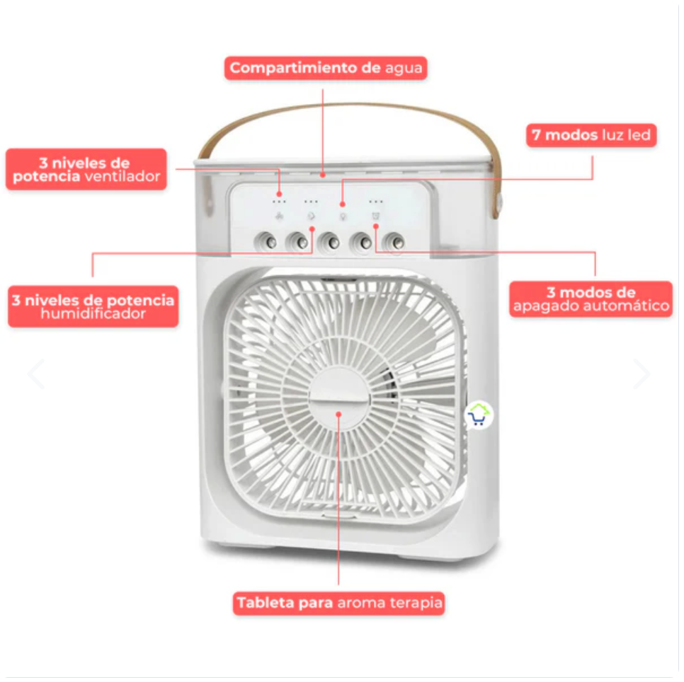 Mini Aire Acondicionado Humidificador 🌬️❄️