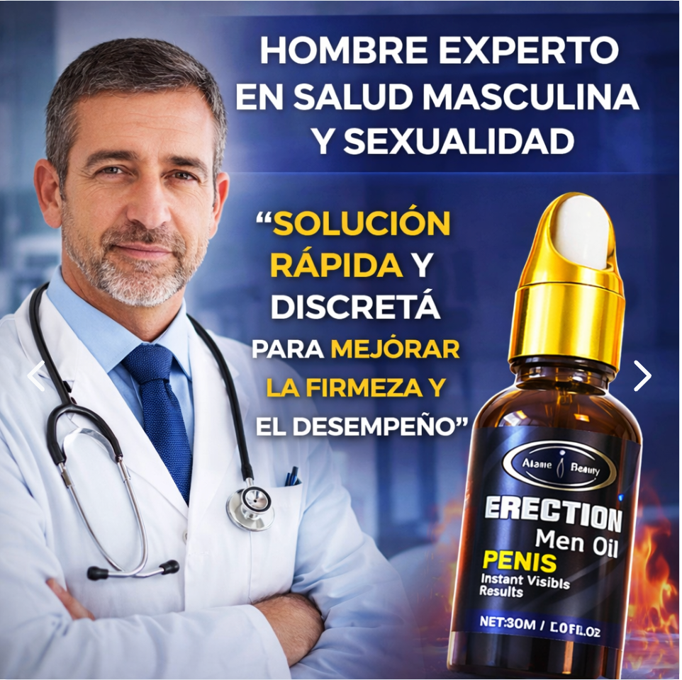 Aceite Erección Instantánea 30ml. 💪🏻 😃