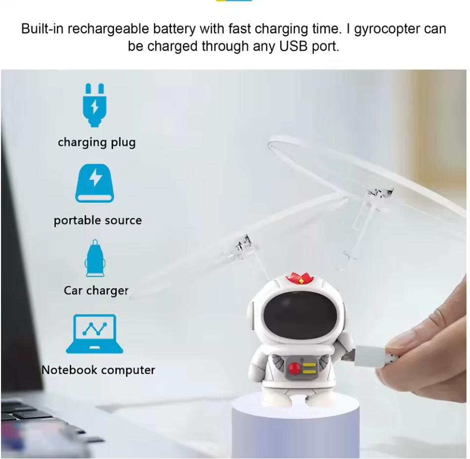 🚀 ASTRONAUTA VOLADOR – DRONE PELOTA FLOTANTE PARA NIÑOS