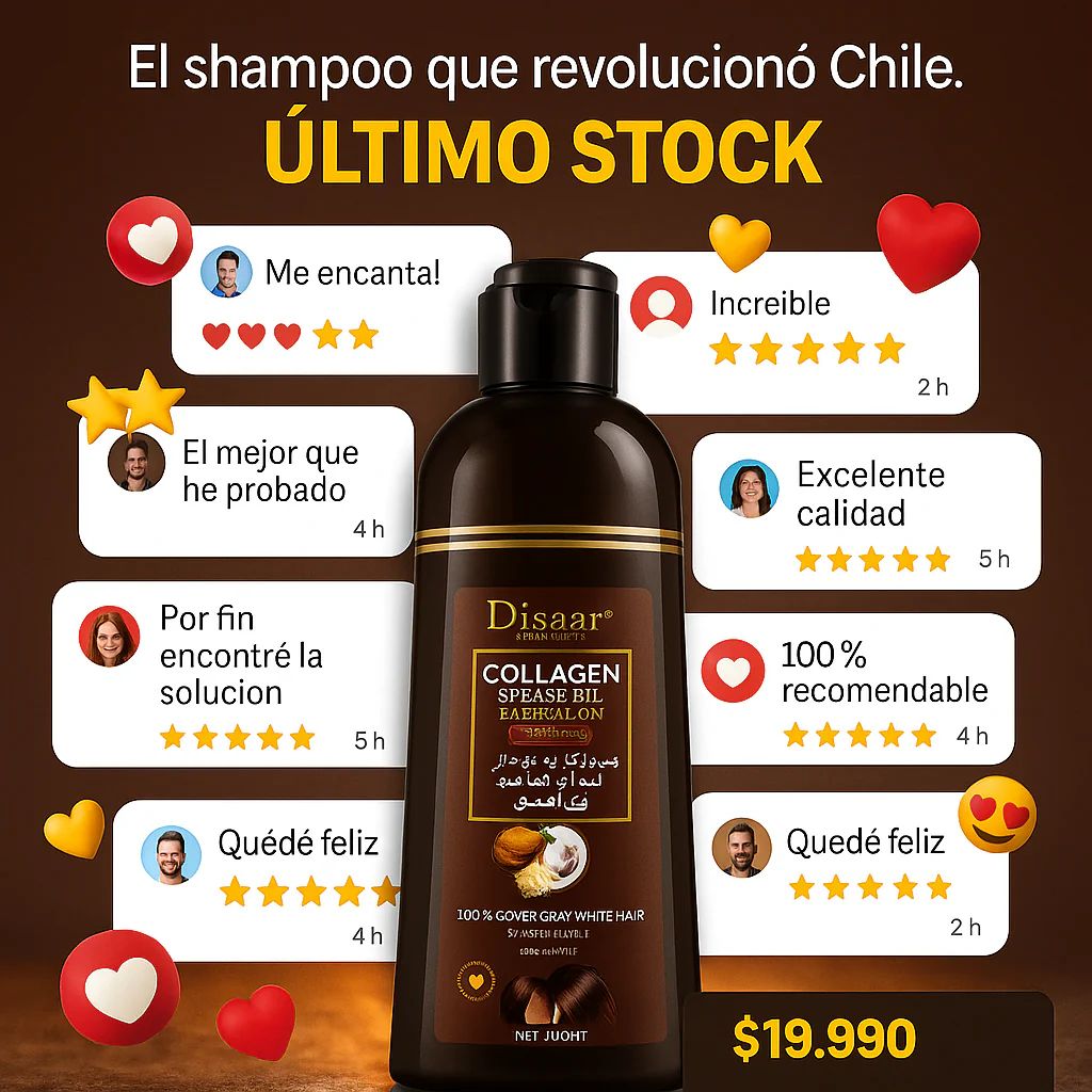 Shampoo Tinte CubRe Canas Disaar