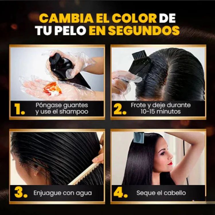Shampoo Tinte CubRe Canas Disaar