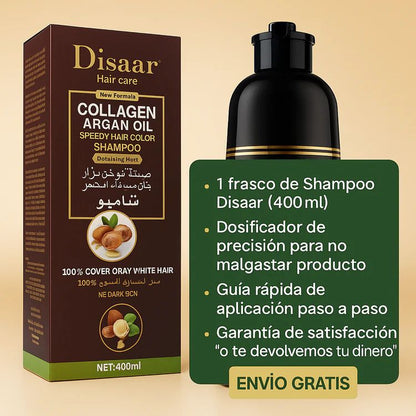 Shampoo Tinte CubRe Canas Disaar