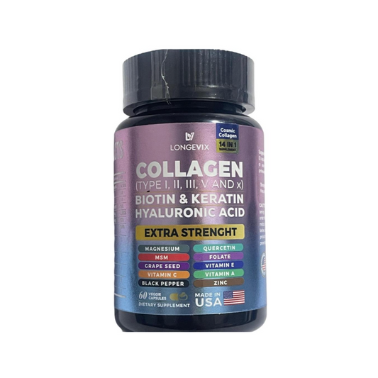 Colágeno extra fortificado con 14 suplementos en 1 ✅