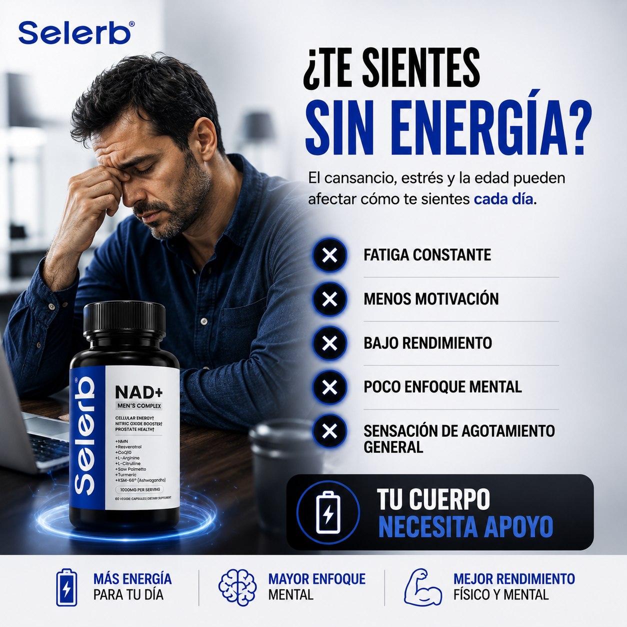 SELERB NAD+ MEN´S COMPLEX ✅💪🏻
