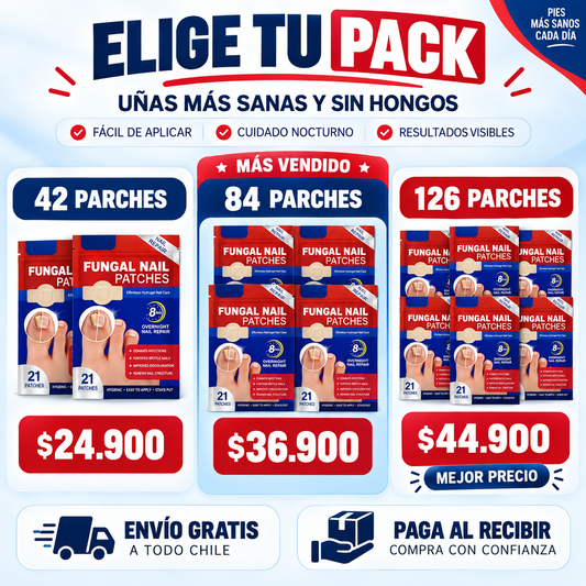 PARCHE UÑAS ANTIHONGOS x16 2x1