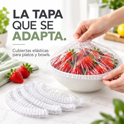 🍽️ CubreFácil — ¡Tapa tus platos en segundos! Pack 200, 400 y 600 unids.