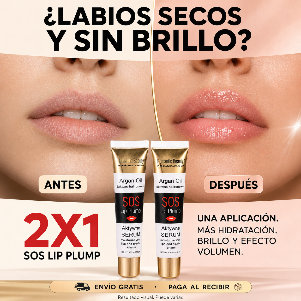 Pack Labial Engrosador Y Voluminizado 2x1