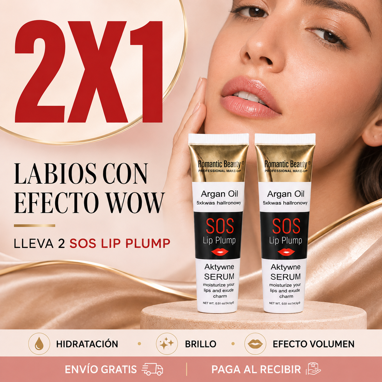 Pack Labial Engrosador Y Voluminizado 2x1